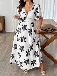 Weeklong Kleid mit quadratischem Ausschnitt, elastischer Taille, rückenfreier Bindung und einfarbig, geeignet für Frühling, Sommer, Herbst, Winter, Urlaub, Party, elegant, Casual, Pendeln und andere Anlässe. Elegantes klassisches Kleid für Damen, geeignet für formelle Anlässe, eleganter Hosenanzug für Damen, Hochzeitskleid, formelle Damenkleidung, exquisites Kleid für Damen, formelle Damenkleidung, klassisches Kleid für Damen - Verschiedenfarbig - Übersicht 4