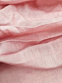 Balvessa Đầm chữ A xếp tầng màu hồng bằng vải chiffon dành cho nữ, thích hợp cho kỳ nghỉ. - Hồng - Xem 5