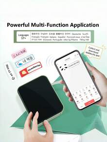 Teckwe Marklife P15 Mini Portable Label Printer, Self-Adhesive Thermal Printer, Sticker Printer, Inkless Pocket Bluetooth Label Maker, Name Tag Label Printer 1200mAh - Multicolor - View 2
