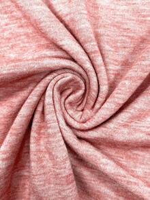 SHEIN Atasan Wanita Kasual Motif Patchwork Warna Serbaguna untuk Pemakaian Sehari-hari - Berwarna merah muda - View 8