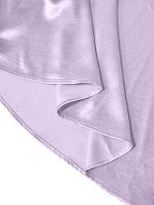 GlowEve CURVE Đầm không tay dáng rộng, thanh lịch, tối giản, bất đối xứng vai, cỡ lớn - Màu tím - Xem 5
