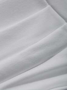 DAZY Women's Solid Colored Pleated Tank Top - White - View 7