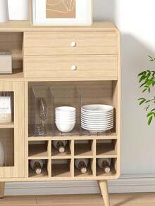 Mejor vendedor - Estantería modular y entrelazable - Divisores de armario de varios tamaños, organizador de bolsas y unidad de estantería - Blanco - Ver 2
