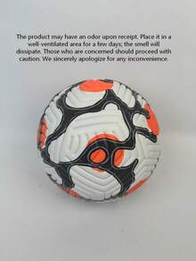 1 pièce Ballon de football haute élasticité, résistant à l'usure, anti-explosion, confortable, en tissu de haute qualité, couture de précision, convient pour l'entraînement et les matchs intérieurs et extérieurs - Multicolore - Voir 6