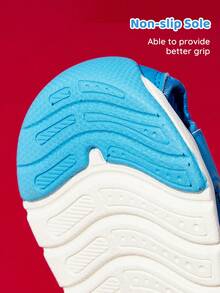 SUPERMAN X SHEIN Baby Sandals Non-Slip Comfortable Breathable Cartoon Animal Outdoor Beach Shoes - sapphire blue - View 4