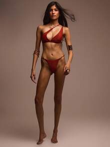 Musera Resort Áo bikini nữ - Màu Đỏ Sâu - Xem 5