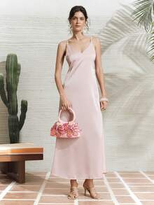 SHECARRY Túi xách nữ màu hồng có quai xách trên, chất liệu giả da, đính hoa sequin, thời trang, thanh lịch, đơn giản, cá tính, đa năng, thích hợp cho đi biển, kỳ nghỉ, du lịch, mùa hè, ven biển, tiệc bãi biển, hẹn hò, sinh nhật, buổi tối, hẹn hò đêm, tiệc chiêu đãi - Hồng - Xem 8