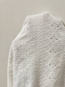 SHEIN Frenchy Women's Summer White Lace Patchwork Textured Fabric Camisole,Summer Top - White - View 8