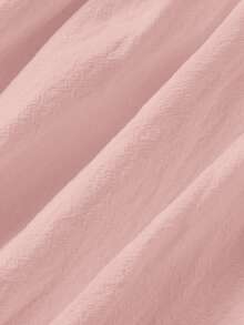SHEIN MOD 女士度假休闲纯色吊带背心和迷你裙两件套 - 粉色 - 查看 7