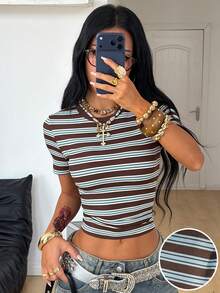 Coolane 巴西女士夏季街头风酷炫篮球球衣设计字母印花白色上衣 - 彩色 - 查看 1