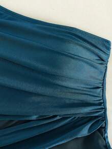 Women Plus Size Sports Dresses - Blue-green Water - View 11