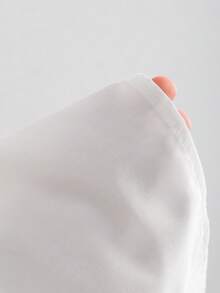 Sweetra Blouse blanche rétro française cintrante à la taille, nouvelle conception estivale de Top de travail élégant à manches bouffantes et taille froncée, polyvalent pour le bureau, les sorties décontractées, les rendez-vous, les rassemblements entre amis, les occasions d'affaires légères - Blanc - Voir 7