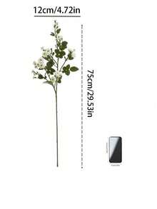 6 ramos de 70 cm de flores artificiales, adecuadas para decorar paredes, salas de estar, dormitorios, bodas, fiestas, mesas, hogar, escritorio, cocina, comedor, centros de mesa, oficina, jardín, exteriores, casa, patio. Apropiadas para primavera, verano, otoño e invierno. - Multicolor - Ver 3