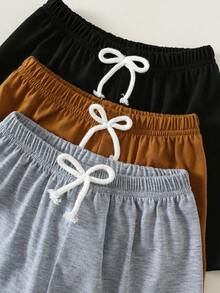 SHEIN 6件套儿童男童夏季休闲度假撞色背心套装，背心多件装，基础款套装，男童套装，夏季套装 - 彩色 - 查看 7