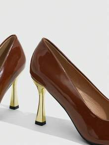 CUCCOO SZL Women's High-Heeled Shoes - Brown - View 5