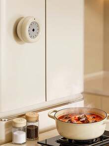 Haus Hana Timer Dapur Mekanik Magnetik, Timer Hitung Mundur Visual dengan Alarm Keras, Pengingat Memasak Tanpa Baterai, Alat Manajemen Waktu Tanpa Baterai untuk Memanggang, Memasak, Belajar, Berolahraga, Desain Minimalis Boho, Cocok untuk Penggunaan di Rumah, Kantor, dan Kelas - MultiWarna - View 3