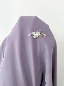 Al Najma Plus Size Women's Sequin Decorated Arabic Style Dress - Mauve Purple - View 5