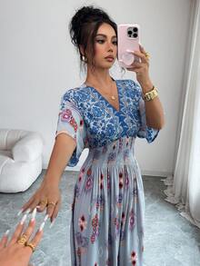 Lacomfia 2025 New Fashion Resort Style Long Dress For Women - Multicolor - View 5