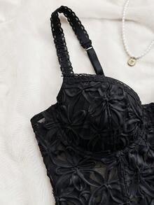 Blusa sin mangas para mujer para ocasiones casuales como vacaciones, boda en la playa, graduación, brunch, Día de San Patricio, Spring Break, Pascua, festivales de música, estilo bohe - Negro - Ver 5