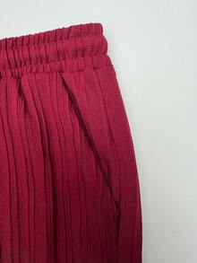 Surfspeed Bộ đồ nam thường ngày đơn giản gồm áo sơ mi ngắn tay cài cúc phía trước và quần short, thích hợp cho mùa hè. - Màu Đỏ Sâu - Xem 8