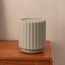 Thùng rác để bàn gia dụng mới, nắp mở kiểu nhấn, miệng rộng, thiết kế hình hoa hướng dương nhỏ gọn. - Nhiều màu - Xem 7