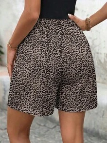 Faunlyn Quần short nữ dáng rộng, cạp chun, thích hợp mặc hàng ngày vào mùa hè, quần short mùa hè cho nữ. - Nhiều màu - Xem 2
