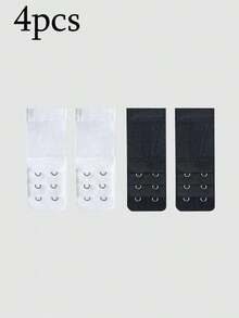 3/4/5个装文胸延长扣 - 加长型双钩文胸肩带延长器，舒适可调节弹性防滑文胸肩带，内衣文胸延长扣，胸部文胸后扣，内衣配件，适合旅行和户外活动 - 多色 - 查看 13