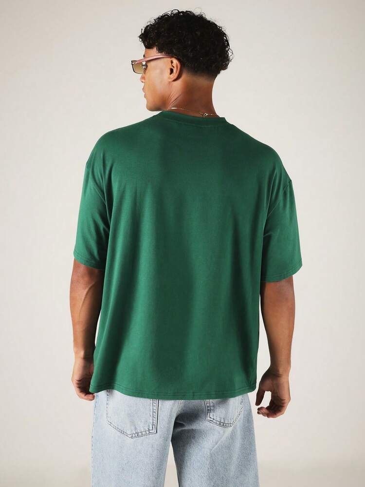 Regular Brazil Graphic Print Crew Neck Oversized Short Sleeve T-Shirt Casual Summer Streetwear Top