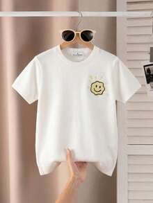 Tween Boys Knit Tops - White - View 3