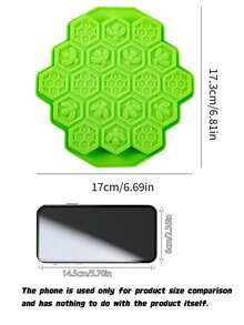 1 Khuôn silicon hình tổ ong, có thể dùng để làm nến, xà phòng, đất sét, v.v., thích hợp cho quà tặng thủ công tự làm. - Nhiều màu - Xem 3