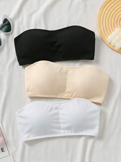 Bộ đồ bơi 3 món dành cho nữ tuổi teen Dozemod, có đệm mút, chống trượt.