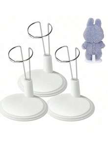 1/3 piezas para muñecas de 4 a 8 pulgadas, base antideslizante ajustable en altura que mantiene a la muñeca de pie, soporte de exhibición para coleccionistas y decoración del hogar con opción de zapatos, soporte popular para muñecas, muñeca no incluida - Multicolor - Ver 15