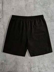 AXEPEAK Quần short cạp rút cho nam - màu đen - Xem 2
