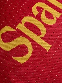 GALLERY FADE Men's Retro Football Jersey Short Sleeve Casual Knit Top For Spain Fans For World Cup Streetwear For Summer - Red - View 6