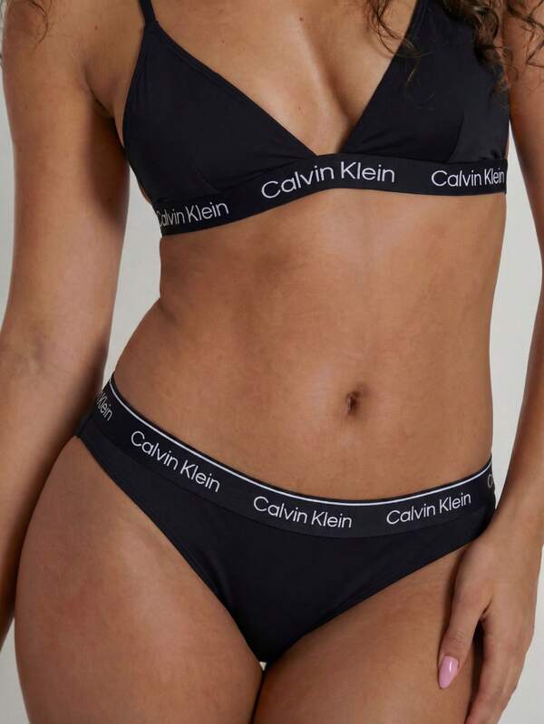 Calvin Klein Meta Legacy Women's Bikini Bottoms Dark Sapphire