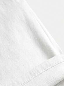 lacRébo Pantalones vaqueros blancos ajustados, atuendos de trabajo de primavera y verano, atuendos casuales, pantalones blancos de algodón - Blanco - Ver 9
