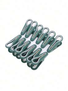 12/24/36pcs Clotheslines, Leaving No Marks, Strong Fixed Sock Clips, Suitable For Storage Baskets, Multi-Purpose Plastic Clips, Household Windproof And Anti Slip Dormitory Supplies (Storage Basket+Traceless Peacock Clip) - Multicolor - View 16