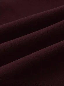 SHEIN X YERIMUA Musera Sport Cross Front Leggings Co-Ord Bottom Only Padel Winter Activewear Sport Gym Workout Alloy - Burgundy - View 7