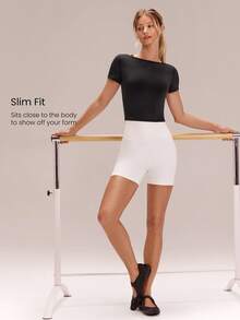 GLOWMODE Optidry Quick-Dry Open-Back Tee Daily Casual Quick Dry Moisture Wicking Gym - Black - View 2
