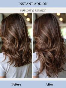 12-22inch 50s 8D Hair Extensions Secure Fit Ring Invisible Nano Ring Microbead Extensions Straight Human Hair Chocolate Brown Invisible Fusion Micro Bead Extensions No Glue Sew-In Required Tiny Sleek Hairpiece Secure Fit Volume Length Multiple Color - S04 - View 8