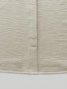 EMERY ROSE Women's Sleeveless Mandarin Collar Linen-Like Tank Top, Versatile And Slimming For Commuting - Apricot - View 3