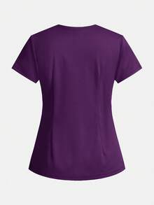 TaskEZ 3件套纯色短袖手术服套装 - 彩色 - 查看 6