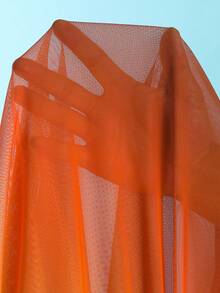 Bonvoyette Women's Ombre Digital Print One-Piece Swimsuit,Braided Strap,Mesh Skirt,Orange,Summer,Casual,Beach,Holiday,Vacation,Holiday - Brown - View 7