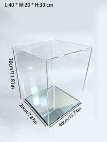Acrylic Display Cabinets/Showcases/Glass Cabinets/Entrance Decorative Dustproof Display Cabinets (High-Definition Thick Acrylic Modules + Mirror-Like Bases), Suitable For Displaying Sculptures/Gifts/Models - Black Background + Mirror Finish - View 13