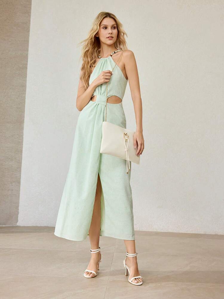 LADIES CLUTCH BAG, DELICATE BUCKLE SQUARE CLUTCH BAG