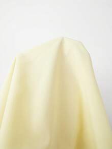 SHEIN Franclia 2026新款女士中长连衣裙，纯黄色，系带腰身，后拉链，V领，无袖A字版型，优雅女士风格，适合约会、日常穿着、度假和夏季穿着。 - 黃色 - 查看 6