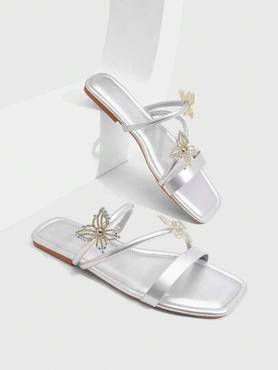 CUCCOO SZL Sandal đế bằng thời trang nữ