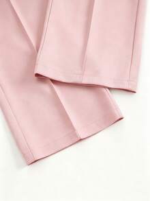 Franclia New Women's Casual Retro Waist-Cinching 2 Pieces Set - Pink - View 6
