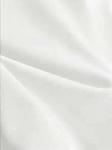 EMERY ROSE Áo thun cotton mùa hè dành cho nữ, chất liệu co giãn, cổ tròn, tay raglan, có cúc trang trí, thắt eo, thời trang, thanh lịch, thoải mái. - trắng - Xem 7