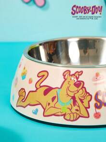 PETSIN SCOOBY-DOO X 现代风格双层宠物食盆，结合了不锈钢和光滑的密胺材质，防滑易清洁设计 - 多色 - 查看 5
